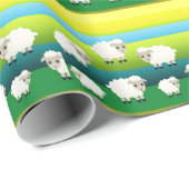 Cartoon-schapenpakpapier Cadeaupapier (Rol Hoek)