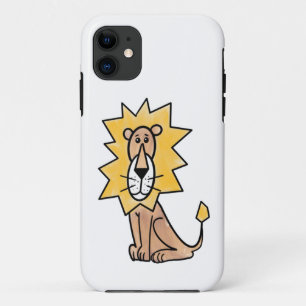 cartoon schattig leeuw kinderen retro safari jungl Case-Mate iPhone case