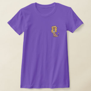cartoon schattig leeuw kinderen retro safari jungl t-shirt