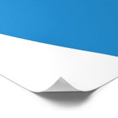 Cartoon schattige baby-olifant met pinda's poster (Hoek)