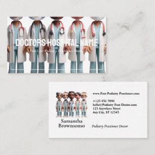 Cartoon Schattige Dokter Visitekaartje