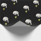 Cartoon Schedel Eten Taco - DibsOnTacos Cadeaupapier (Hoek)