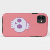 cartoon schedel met kroonontwerp Case-Mate iPhone case (Achterkant (horizontaal))