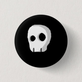cartoon schedel ronde button 3,2 cm