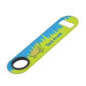 Cartoon Schildpad Bar Sleutel Speed Flessenopener (Voorkant Gekanteld)