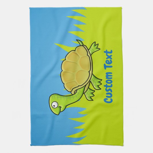 Cartoon Schildpad Handdoek (Verticaal)
