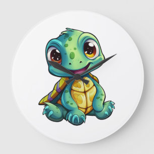 Cartoon schildpad illustratie Kopie Kopie Kopie Ko Grote Klok