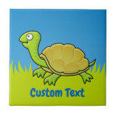 Cartoon Schildpad Keramische Tegel Tegeltje (Voorkant)