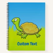 Cartoon Schildpad Notitieboek (Voorkant)