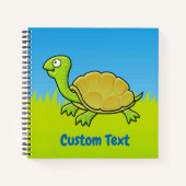 Cartoon Schildpad Notitieboek (Voorkant)