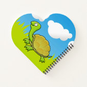 Cartoon Schildpad Notitieboek (Achterkant)