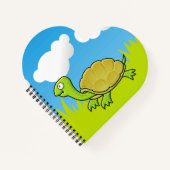 Cartoon Schildpad Notitieboek (Voorkant)
