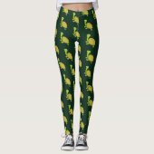 Cartoon Schildpad Patroon Leggings (Voorkant)