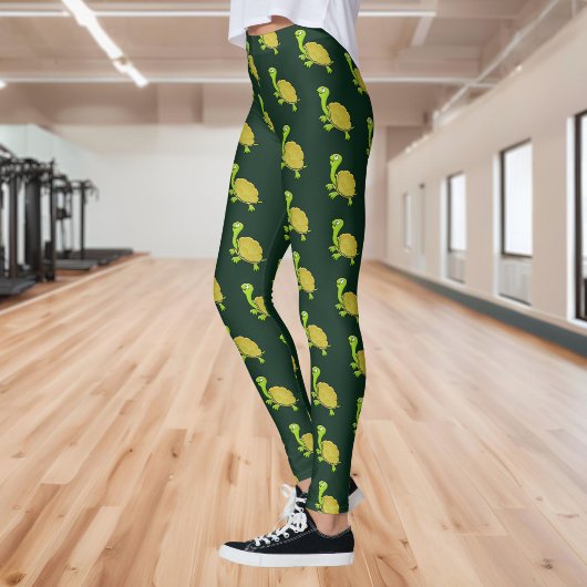 Cartoon Schildpad Patroon Leggings