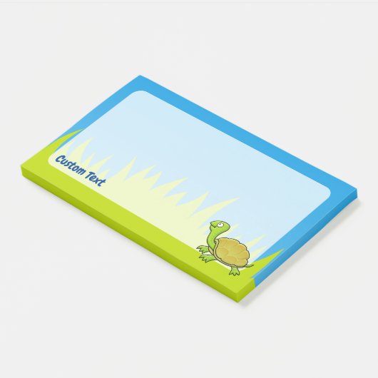 Cartoon Schildpad Post-it® Notes (Schuin)