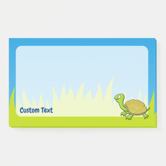 Cartoon Schildpad Post-it® Notes (Voorkant)
