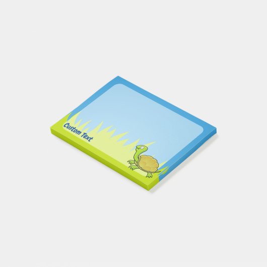 Cartoon Schildpad Post-it® Notes (Schuin)