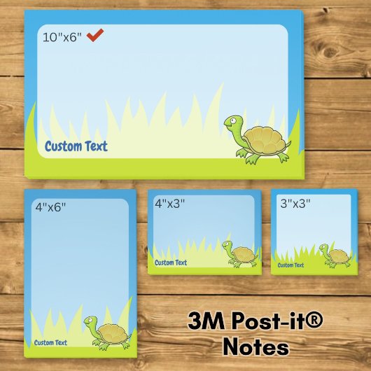 Cartoon Schildpad Post-it® Notes
