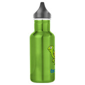 Cartoon Schildpad RVS Waterfles (Links)