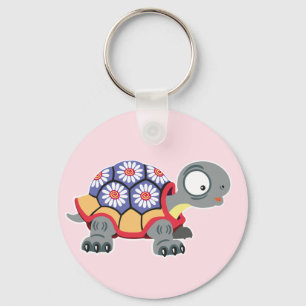 cartoon schildpad sleutelhanger