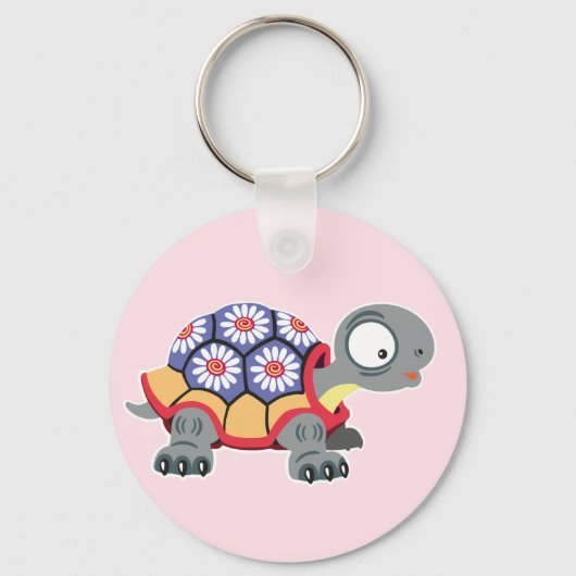 cartoon schildpad sleutelhanger (Voorkant)