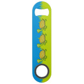 Cartoon Schildpad Speed Flessenopener (Achterkant)