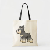 Cartoon Schnauzer Tote Bag (Voorkant)