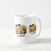 Cartoon schoolbussen koffiemok (Voorkant rechts)