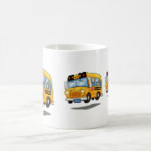 Cartoon schoolbussen koffiemok (Center)