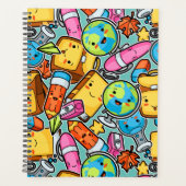 Cartoon schoolpatroon planner (Voorkant)