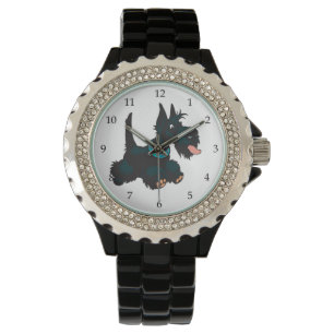 Cartoon schotse doodsbang horloge