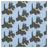 Cartoon schotse doodsbang stof (Swatch)