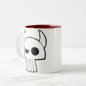 Cartoon Schuilontwerp met paarden drink mok (Voorkant links)