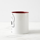 Cartoon Schuilontwerp met paarden drink mok (Center)