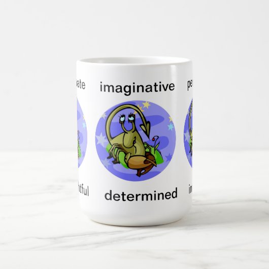 Cartoon Scorpio vertoont dierentuin Koffiemok (Center)