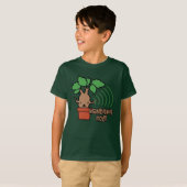 Cartoon Screaming Mandrake Character Art T-shirt (Voorkant volledig)