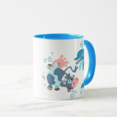 Cartoon Seacow en Dolfijn Mok (Voorkant rechts)