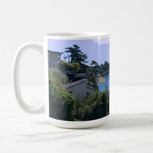 Cartoon Sealions and Walrus Coffee Mok (Links)