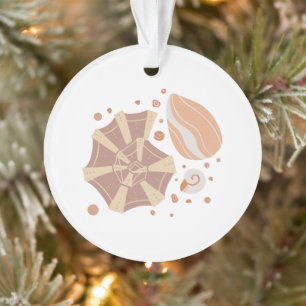 Cartoon seashell met ornament doedelen