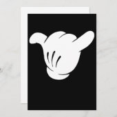 Cartoon Shaka Brah Sign Hang los Loose Hawaii Chil (Voorkant / Achterkant)