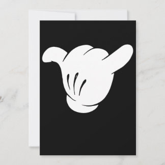 Cartoon Shaka Brah Sign Hang los Loose Hawaii Chil