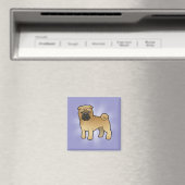 Cartoon Shar Pei Magneet (Insitu (Vaatwasser))