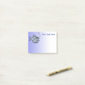 Cartoon Shark 4x3 Post-it-note Post-it® Notes (Op bureau)