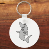 Cartoon Shark Sleutelhanger (Voorkant)