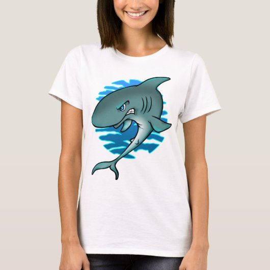 Cartoon Shark T-shirt (Voorkant)