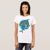 Cartoon Shark T-shirt (Voorkant volledig)