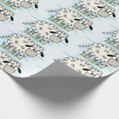 Cartoon Sheep Cadeaupapier (Hoek)