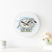 Cartoon Sheep Grote Klok (Huis)