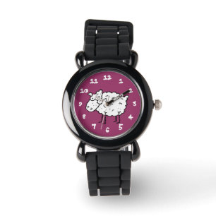 Cartoon Sheep Horloge
