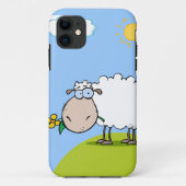 Cartoon Sheep iPhone 5 Hoesje (Achterkant)